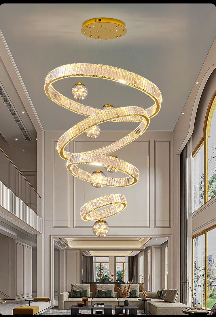 Modern Ring Crystal Chandelier