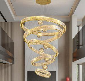 Modern Ring Crystal Chandelier