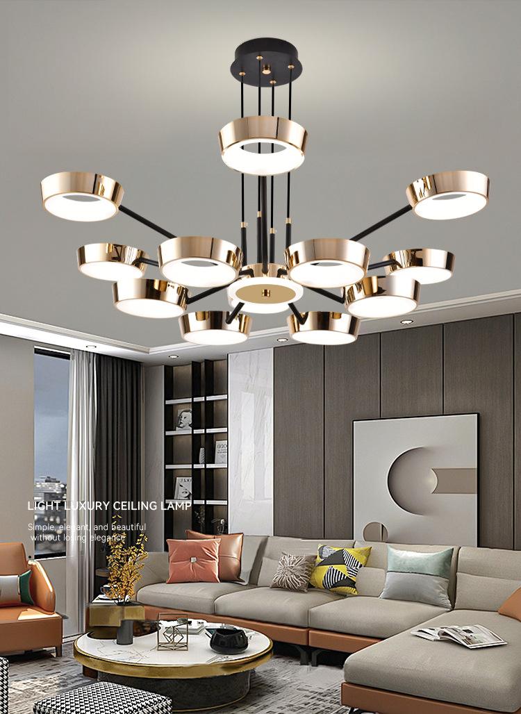 Nordic Style Simple Living Room Chandelier