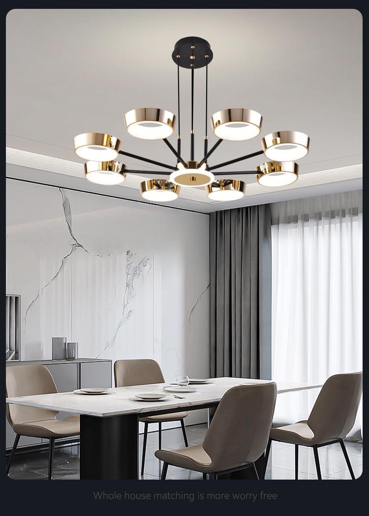 Nordic Style Simple Living Room Chandelier