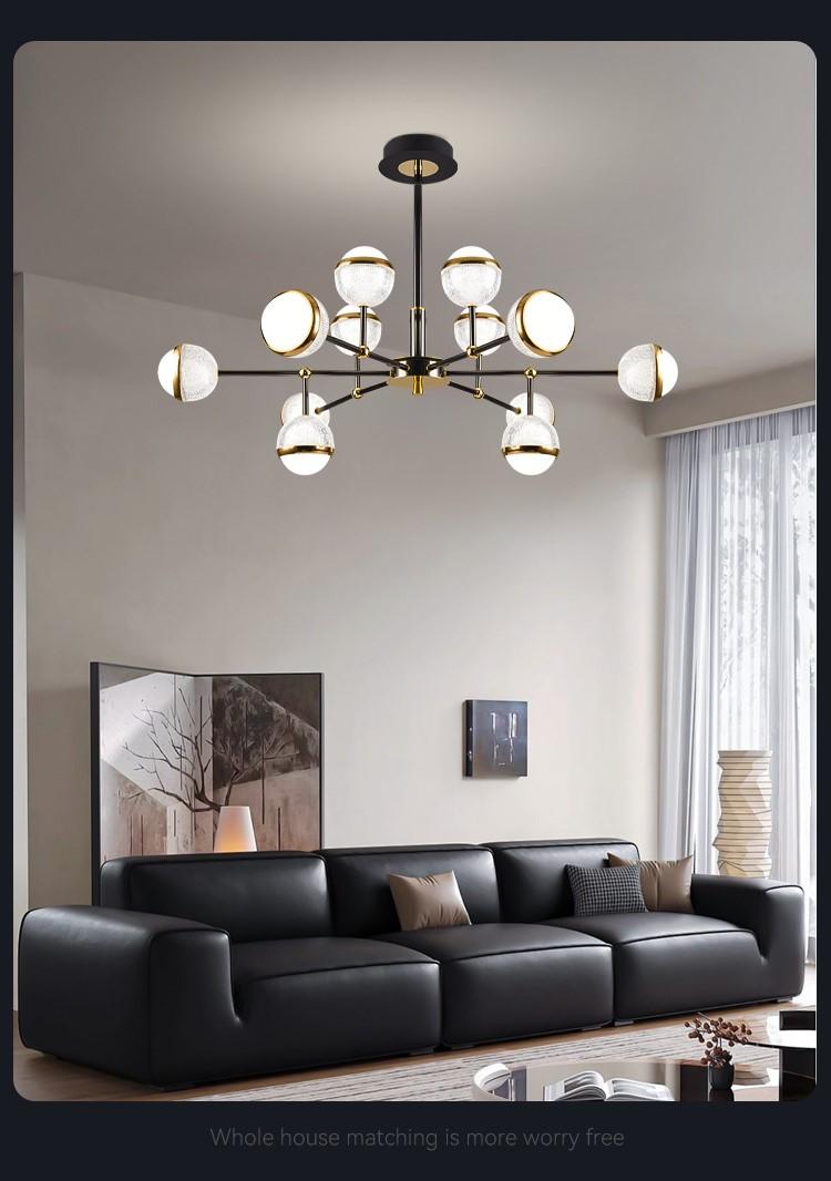 Wrought Iron Bracket Indoor Chandelier