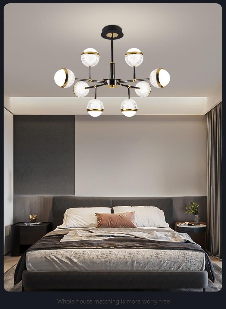 Wrought Iron Bracket Indoor Chandelier