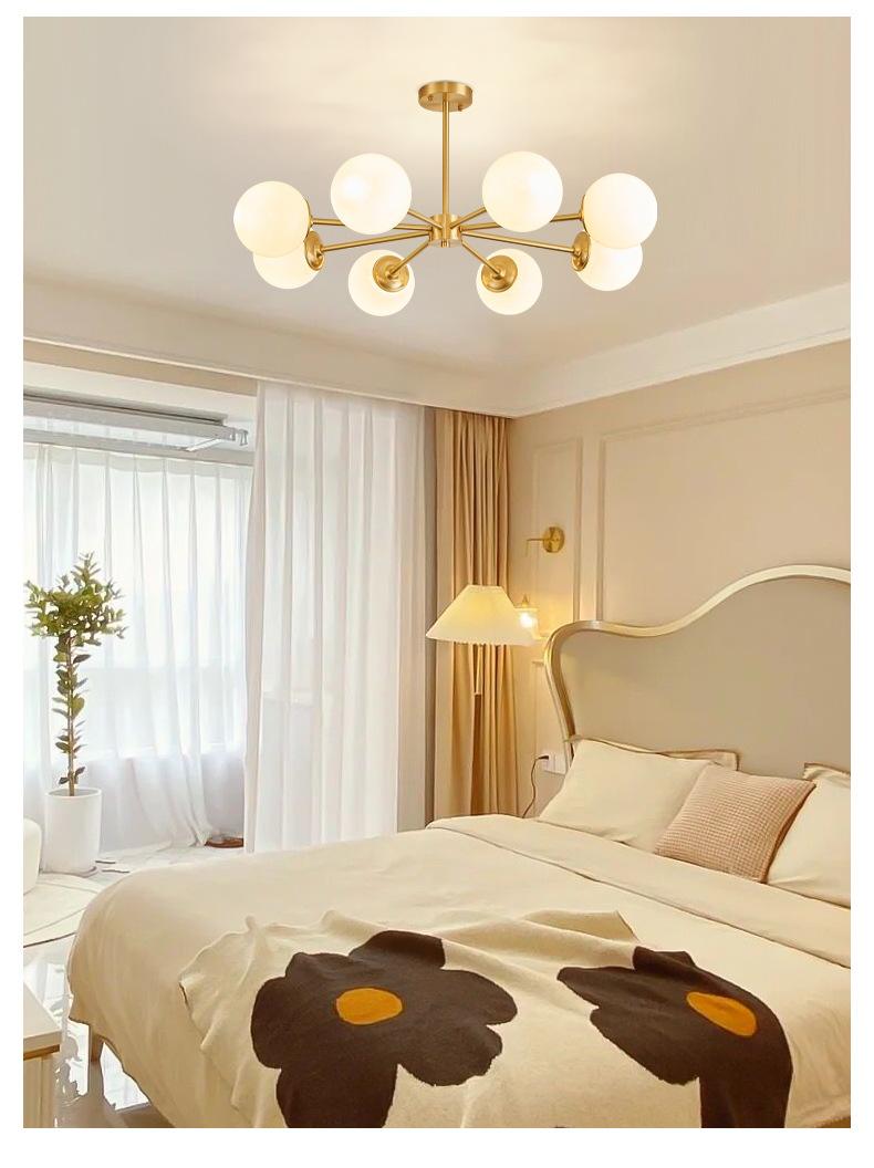 Modern Six-head Chandelier For Living Room