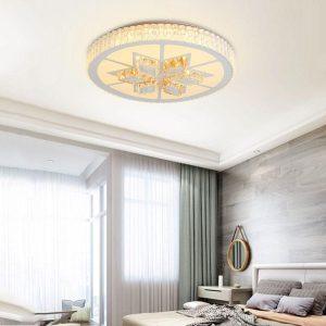 Led Crystal Bedroom Ceiling Lamp