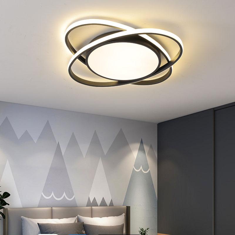 Creative Line Circular Ceiling Light Hotel Bar