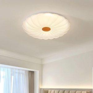 Chinese Antique Walnut Ceiling Lamp