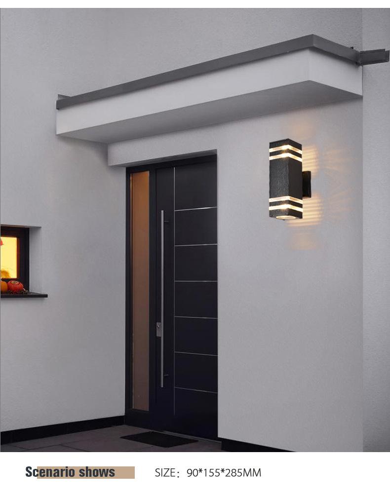 Double Head Wall Lamp With Up And Down Light