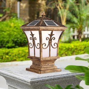 Outdoor Solar Pillar Light