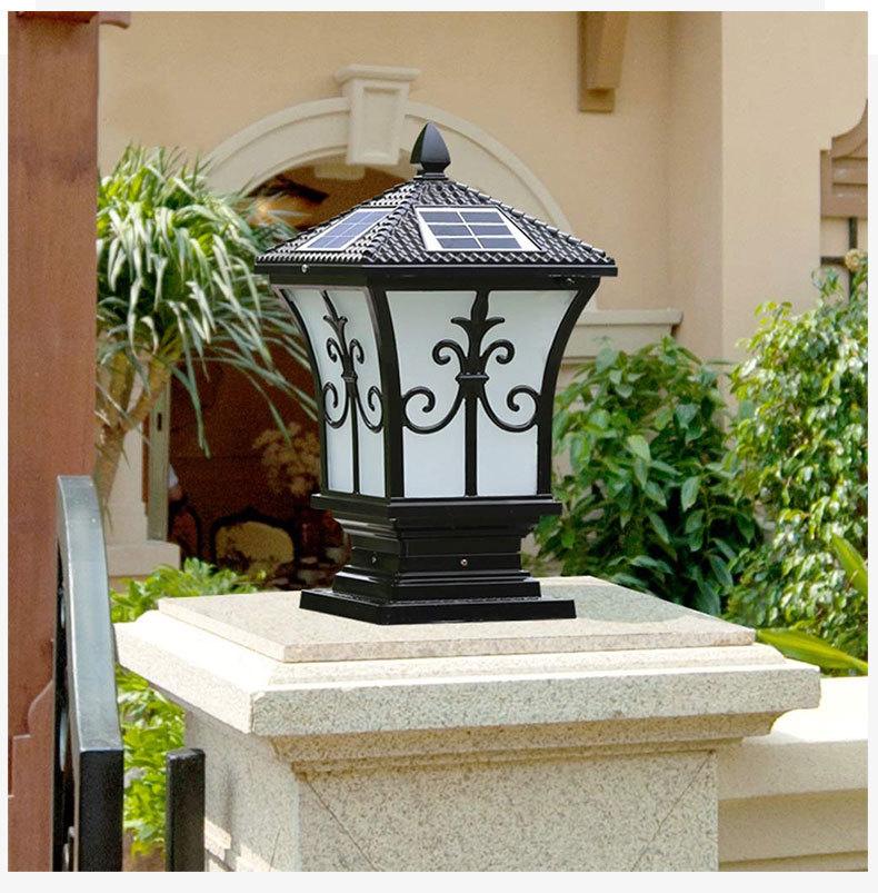 Outdoor Solar Pillar Light