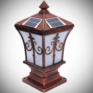 Outdoor Solar Pillar Light