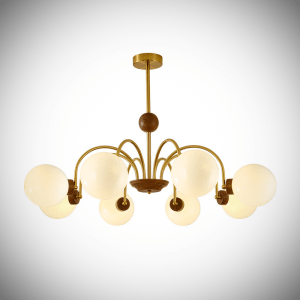 Copper Antique Style Lobby Chandelier
