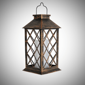 Solar Iron Landscape Lights For Outdoor