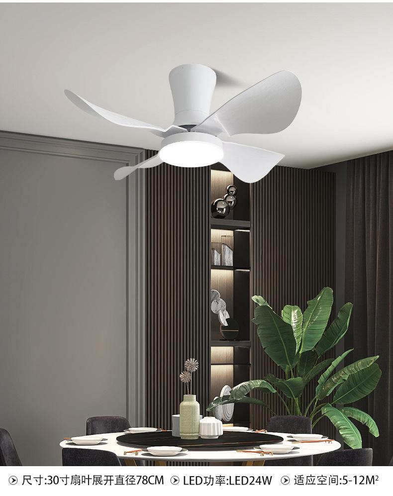 Nordic Style Ceiling Fan Light