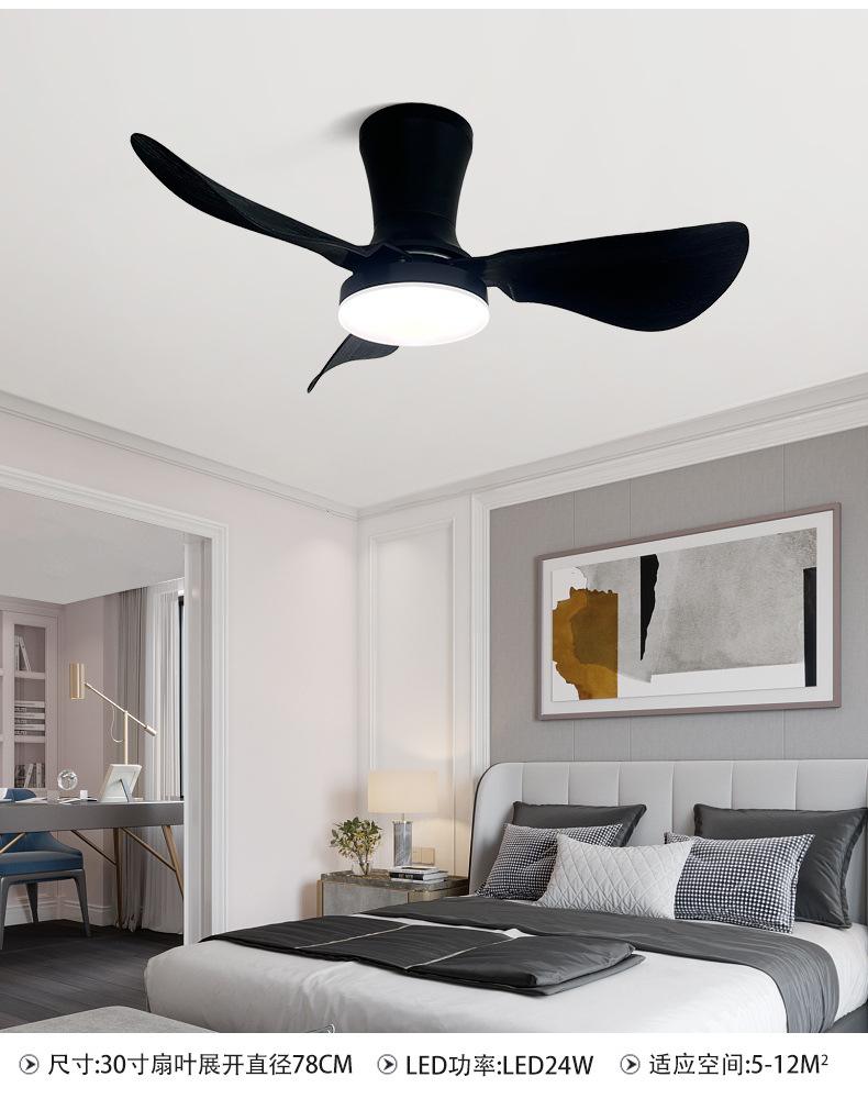Nordic Style Ceiling Fan Light