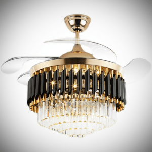 Invisible Crystal Ceiling Fan Light