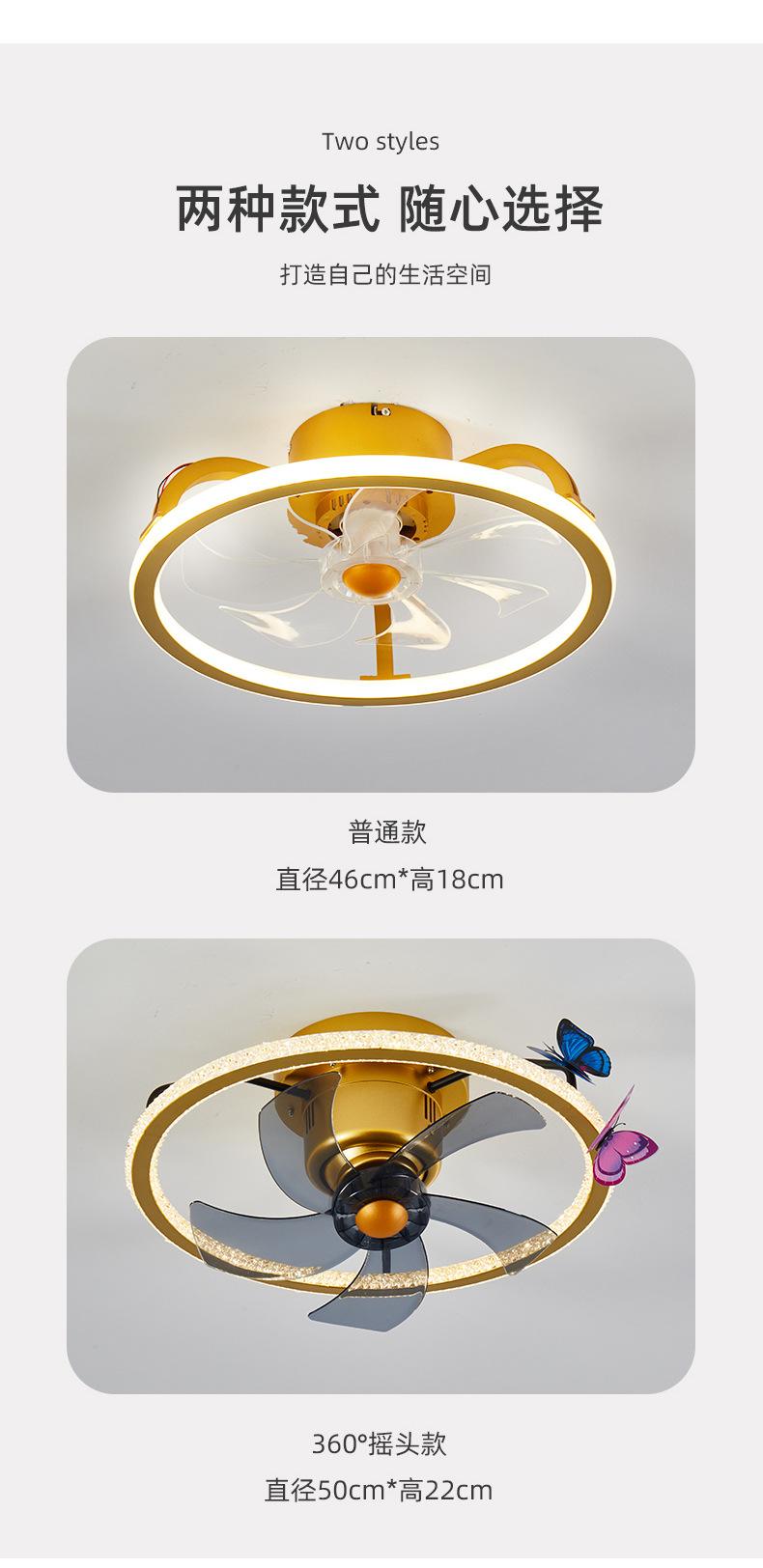 360° Moving Fan Light