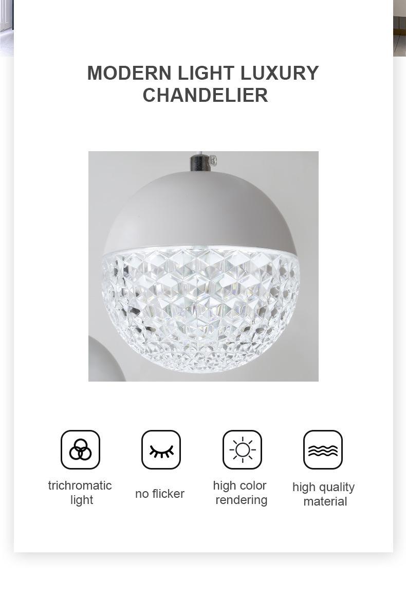 RM-1 Light Luxury Crystal Chandelier