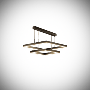 JXC-CDL-A2 Square Double-Layer Chandelier