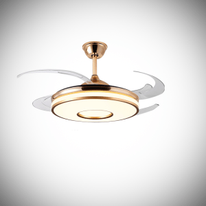 JXC-CF-A02 Invisible Ceiling Fan Light