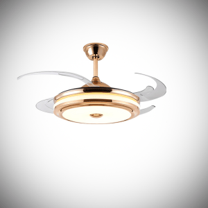 JXC-CF-A03 Invisible Ceiling Fan Light